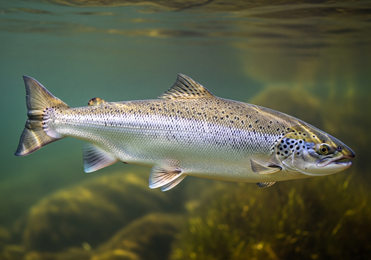 Atlantic Salmon (Salmo salar) fish species