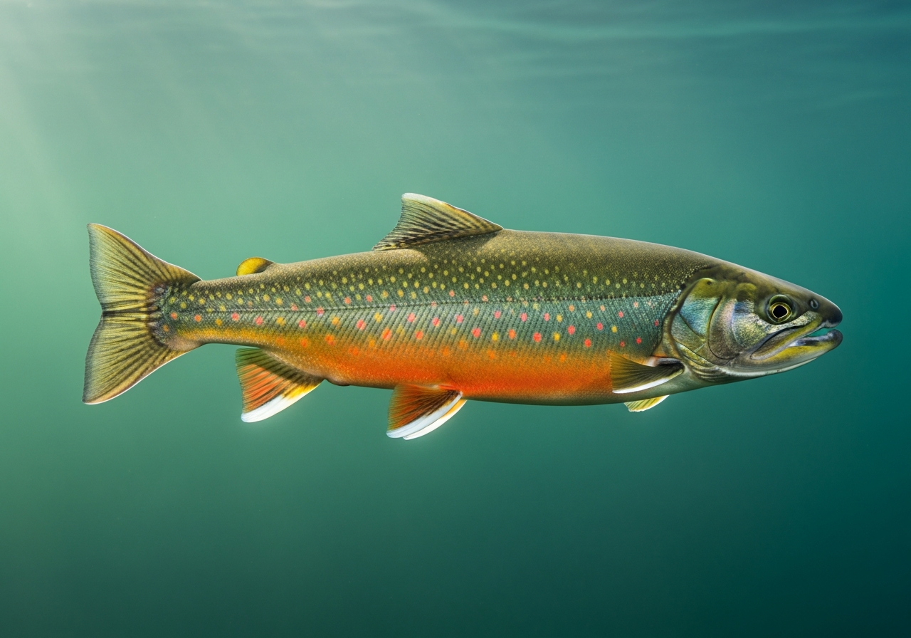 Dolly Varden (Salvelinus malma) fish species
