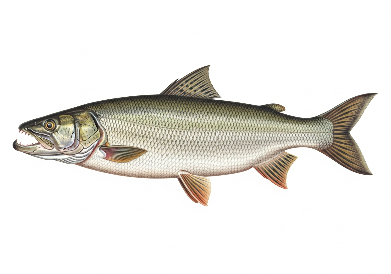 Inconnu (Stenodus nelma) fish species